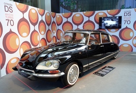 Citroën DS 21 M Prestige (1969) – ein Exemplar von vermutlich elf – Sonderausstellung "Citroën DS – An Icon Turns 70" Autoworld Brüssel (1969)