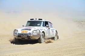 Citroën DS 23 (1974) - ein ehemaliges Rallye-Weltmeisterschafts-Auto - Rallye Peking-Paris 2013