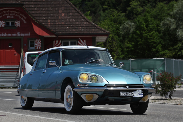 Citroën DS 23 Pallas (1973) - die Göttin bei den Passagierfahrten - Oldtimer in Obwalden (O-iO) 2019