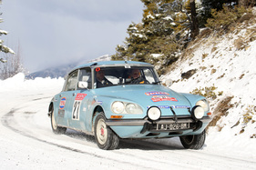 Citroen DS23 (1972) an der Rallye Monte Carlo Historique 2015