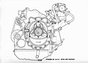 Citroen GS Birotor (1973) - Technische Skizze - Querschnitt durch den Zweischeibenwankelmotor