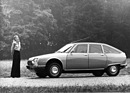 Citroen GS Birotor (1973) - die verbreiterte Spur findet unter angedeuteten Kotflügelverkleidungen Platz