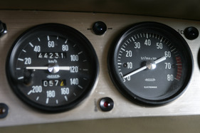 Citroën GS Birotor (1974) - der rote Bereich beginnt bei 6'500 U/min