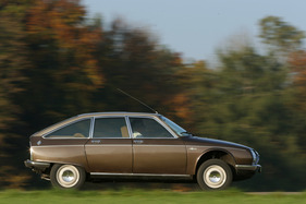 Citroën GS Birotor (1974) - die angedeuteten Kotflügelverbreiterungen unterschieden den Wankel- vom Hubkolbenmotor-GS