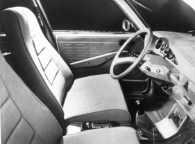 Citroen GS Birotor (1974) - die hochlehnigen Sitze mit integrierter Kopfstütze unterscheiden sich vom Serien-GS