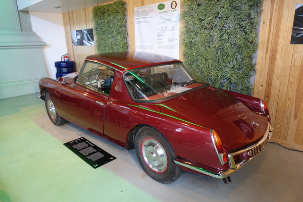 Citroën GT 19 Bossaert (1963) – Design von Frua – Sonderausstellung "Citroën DS – An Icon Turns 70" Autoworld Brüssel