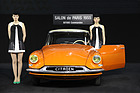 Citroën ID 19 (1957) - eines der drei Fahrzeuge, die an die Premiere der DS vor 58 Jahren erinnerten (Rétromobile 2013)