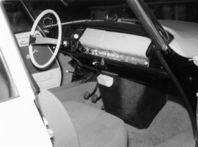 Citroën ID 19 (1959) - Interieur aus Beifahrersicht