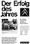 Citroën ID 19 (1960) - Werbung mit den Rallye-Erfolgen (Quelle: Archiv) Citroën ID 19 (1960) - Werbung mit den Rallye-Erfolgen (Quelle: Archiv)