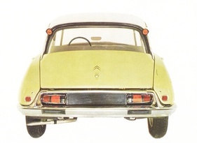 Citroën ID 19 (1965) – Heckansicht Citroën ID 19 (1965) – Heckansicht