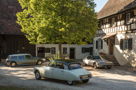 Citroën ID 19 (1967) - drei Citroën in Frankreich