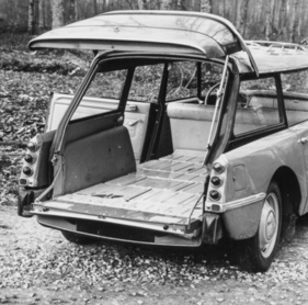 Citroën ID 19 Break (1960) - die Rücksitze liessen sich komplett herunterklappen