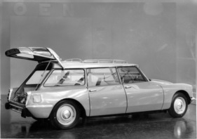 Citroën ID 19 Break - recht gelungene Umgestaltung zum Kombi - Genfer Autosmobilsalon 1959