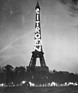 Image: Citroën brand lettering on the Eiffel Tower