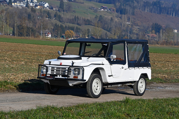 Bild: Citroën Méhari 4x4 (1980) - als Lot 72 angeboten an der Versteigerung der Oldtimer Galerie Toffen am 22. März 2025