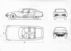 Citroën SM (1970) - Masse