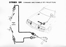 Citroën SM (1970) - Technische Skizze - Scheinwerferverstellung
