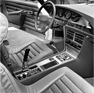 Citroën SM (1970) - mit Einspeichenlenkrad und ovalen Instrumenten - Genfer Autosalon 1970
