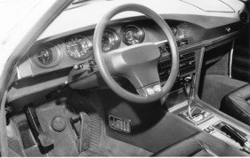 Citroën SM (1973) - am Genfer Automobilsalon 1973 - Blick ins Interieur