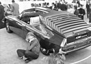 Citroën SM Espace (1971) - Sicherheits-Cabriolet von Heuliez auf dem Autosalon von Paris ausgestellt