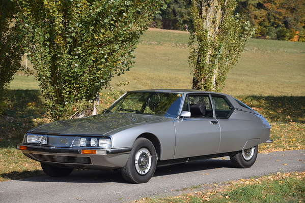 Citroën SM Injection (1974) - gemeldet als Lot 122 an der Versteigerung der Oldtimer Galerie in Gstaad am 29. Dezember 2018