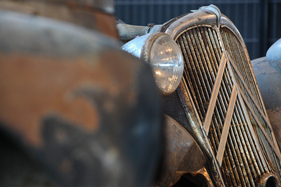 Citroën Traction Avant 11 légère (1953) - in der Sonderaussstellung "Scheunenfunde" des Pantheons im Sommer 2015