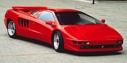 Cizeta V16T (1992) - man beachte die veränderte Gestaltung der Luftansaugöffnungen