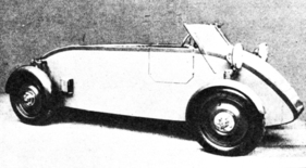 Claveau 9 CV Torpédo Profilé (1929) – ein fünfplätziger Tourenwagen. Dieses Foto beweist, dass mindestens einer gebaut worden sein muss