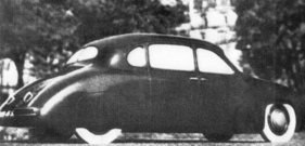 Claveau Descartes (1947) – zunächst konnte Claveau nur ein Modell präsentieren, doch auch das zeigte schon deutlich, wohin die Reise ging
