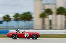 Cobra AC 1963 bei Sebring Legends 2011 - Fahrer Mike Stott