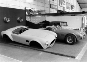 Cobra-Nachbau im Rohbau - Genfer Autosalon 1980