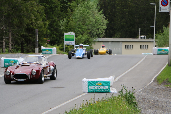 Cobra in der Dorfpassage der Lenzerheide Motor Classics 2019