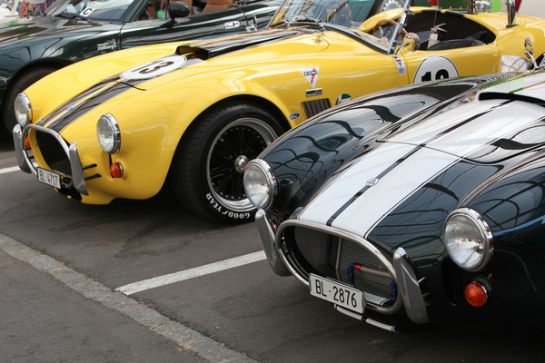 Cobras - Kunststoff oder Aluminium? - 3. Youngtimer- und Classictreffen Pratteln am 15. Juli 2018