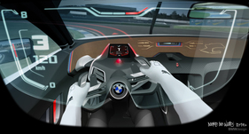 Cockpit der BMW 3.0 CSL Hommage R (2015)