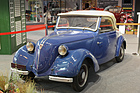 Coe Tudor (1941) - Elektrofahrzeug mit Batterie mit 48 Elementen, fuhr mit 42,32 km/h den französichen Rekord für Elektrofahrzeuge - Rétromobile 2015