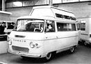Commer Buebird Wanderer (1967) - mit ausklappbarem Fiberglasdach für mehr Platz beim Camping - Genfer Autosalon 1967