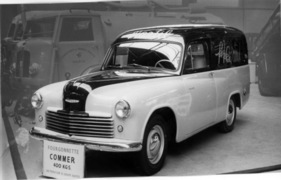 Commer Lieferkastenwagen (1950) - mit vergrössertem Minx-Motor - Genfer Autosalon 1950