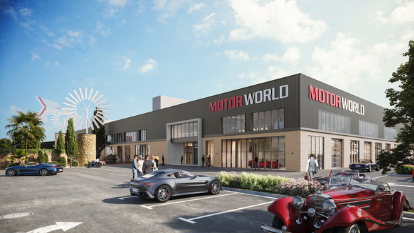 Bild: Computer-Simulation der zukünftigen Motorworld Mallorca