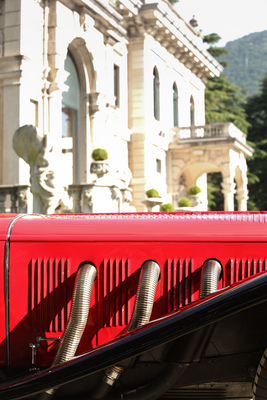 Concorso d'Eleganza Villa d'Este 2015 - Architektur im Gegensatz - Mercedes-Benz 540 K vor der Villa d'Este