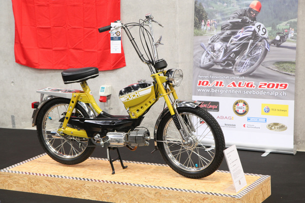 Condor-Puch XS30 NS (1974) - Mofa mit 49 cm3, hergestellt in der Schweiz - FAM-Sonderschau - Swiss Classic World Luzern 2019