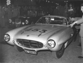 Conrero Alfa Romeo Ghia (1953) - Fehlmann bei der Mille Miglia 1953, Frontansicht