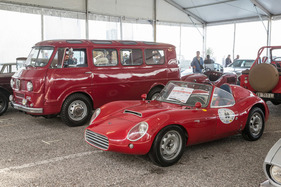 Conrero Sport 1150 (1960) - almost fits in the trunk of the Alfa bus - Auto e Moto d'Epoca in Padua 2017