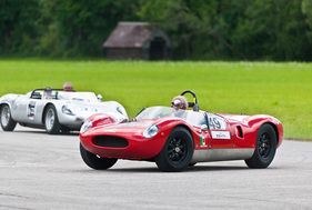 Cooper Monaco Maserati (1959) - auf dem Flugplatz Niederöblarn an der Chopard Racecar-Trophy 2014 (Ennstal-Classic)