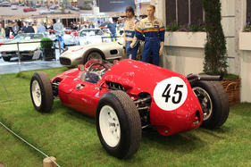 Cooper T 45 Climax S4 (1958) - zweiter Sieg beim zweiten Einsatz am GP Monaco, am Steuer Maurice Trintignant (Techno Classica 2017)