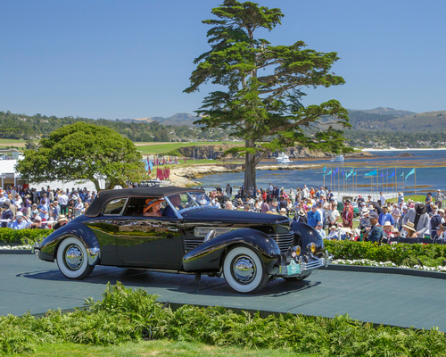 Cord 812 Phaeton (1937) - 2. Rang in der Klasse C-1 beim Pebble Beach Concours d'Elegance 2024