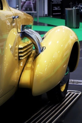 Cord 812 "Sargnase" (1937) aus dem Technik Museum Sinsheim, an der Essen Motor Show 2019.