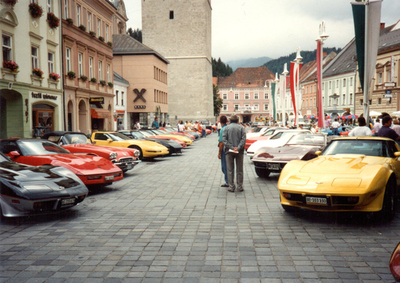 Corvette Euro Meet 1992 in Zeltweg