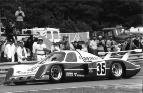 Cougar C01 1982 (Das kleine französische Team Courage Competition war mit einem Cougar C01 mit Ford Motor am Start) bei Le Mans 1982 - AR 1983-25, ZGIPDPPI