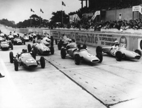 Coupes de Paris, Montlhéry 1961, Sieger Siffert auf Lotus (1961) Coupes de Paris, Montlhéry 1961, Sieger Siffert auf Lotus (1961)
