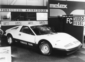 Covini Sirio 1981 - attraktiver Mittelmotor-Zweisitzer, das Einzelstück mit Dieselmotor wurde am Genfer Salon 1981 präsentiert